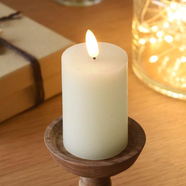 クリスマス  LEDライト キャンドル シリンダー【c25】