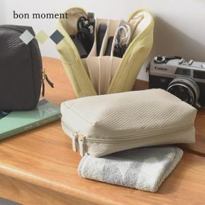 【ポーチ300円OFFクーポン】bon moment 整理がしやすい 女性のためのガジェットポーチ Mサイズ／ボンモマン【11/28服追加】（20％OFF）