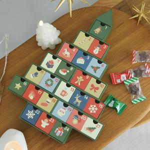 クリスマス ペーパーボックスカレンダー ツリー アドベント【c25】