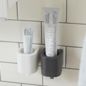浮かせて収納 シールフック歯磨き粉ディスペンサー【送料無料】