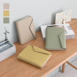 がばっと開く 牛革 お薬手帳ケース 貴重品ケース 牛革 本革／Agreable アグレアーブル 【11/28服追加】（20％OFF）