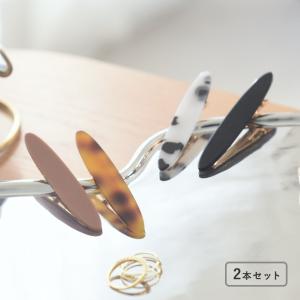 重ね付けが楽しめるアクリルヘアピンセット ヘアアクセ