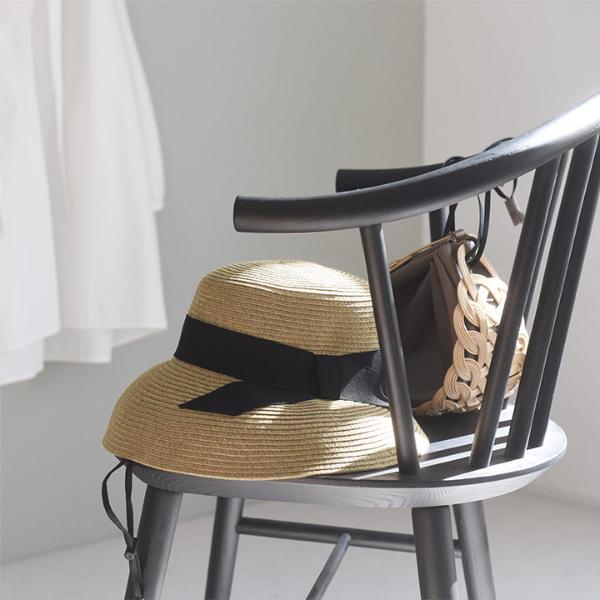 bon moment リボンブレードハット 帽子／紫外線99％カット／接触冷感／洗える／折りたたみ