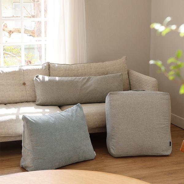 bon moment リビングクッションになる 掛け布団収納ケース トライアングル型 ロング型 スクエア型／ボンモマン