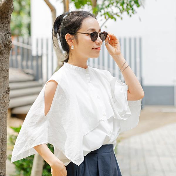 ATELIER BRUGGE ボストンサングラス UVカットカラーレンズ