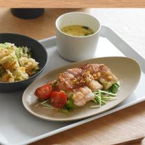 bon moment 毎日使いたくなる オーバルプレート 22cm 美濃焼／ボンモマン