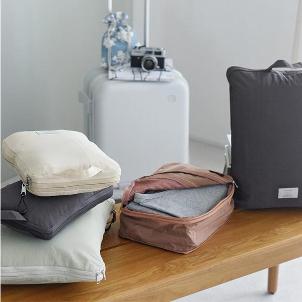 bon moment 圧縮できるトラベルポーチ S 圧縮 旅行 ポーチ 圧縮袋トラベル 旅行用／ボンモマン