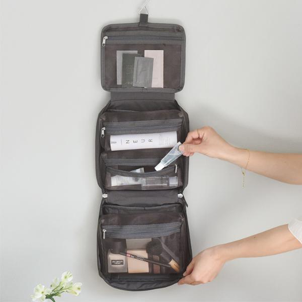 bon moment 取り外せる 吊り下げポーチ トラベルポーチ L／ボンモマン