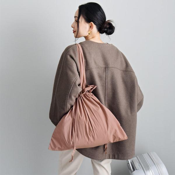 bon moment 旅上手になれる 巾着サブバッグ 2WAYバッグ／ボンモマン