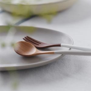 bon moment 毎日使いたくなる 木製 デザートスプーン デザートフォーク／ボンモマン