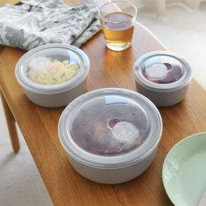 bon moment 食卓でも使える 蓋つき保存容器 3サイズセット／ボンモマン【送料無料】