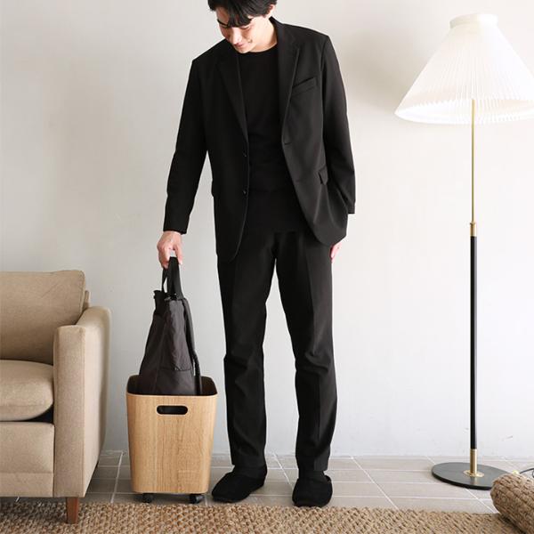 bon moment 荷物の一時置きに キャスター付き収納 ワイドタイプ／ボンモマン【予約商品】