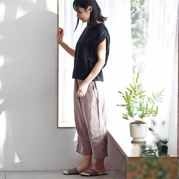 bon moment 湯上りガーゼパンツ ルームパンツ