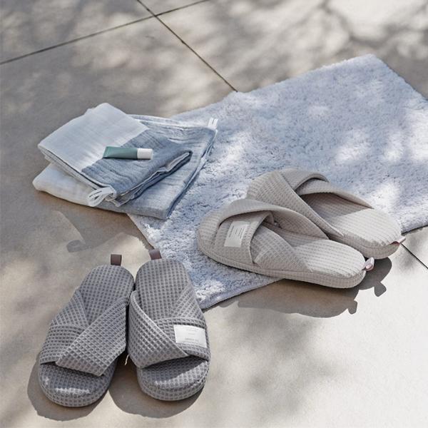 bon moment さらっと気持ちの良い 湯上りスリッパ