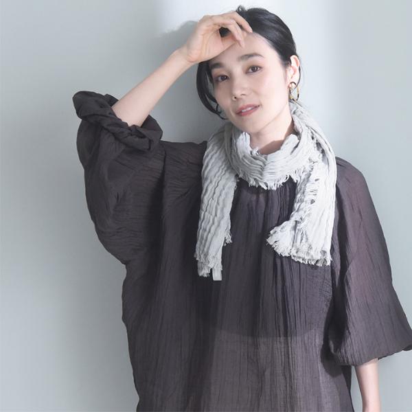 bon moment 保冷剤ポケット付き 汗拭き ダブルガーゼストール