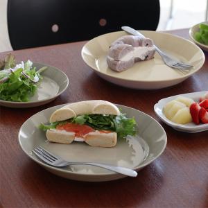 bon moment 陶器のような樹脂プレート 22cm 電子レンジ＆食洗機対応／ボンモマン