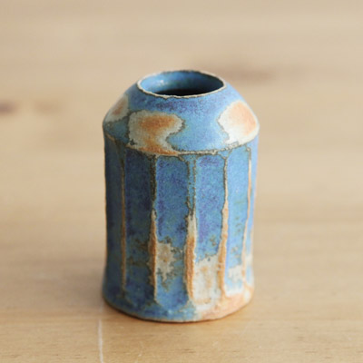 aya　ogawa　フラワーベース　えんぴつ型　大　トルコ釉／小川綾