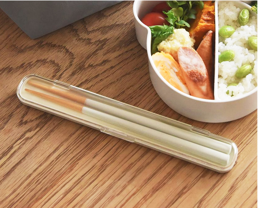 BENTO STORE お弁当用 木製箸 18cm ケース付き
