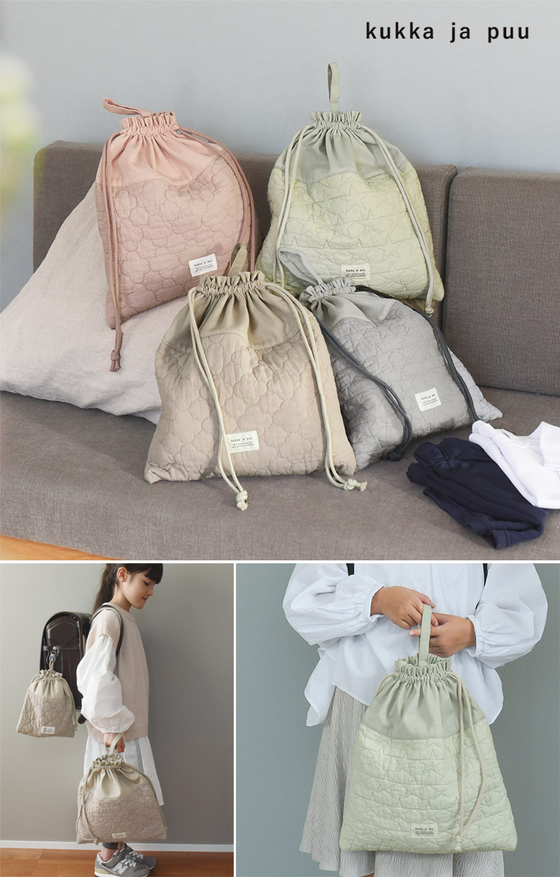 kukka ja puu イブル　入園バッグ