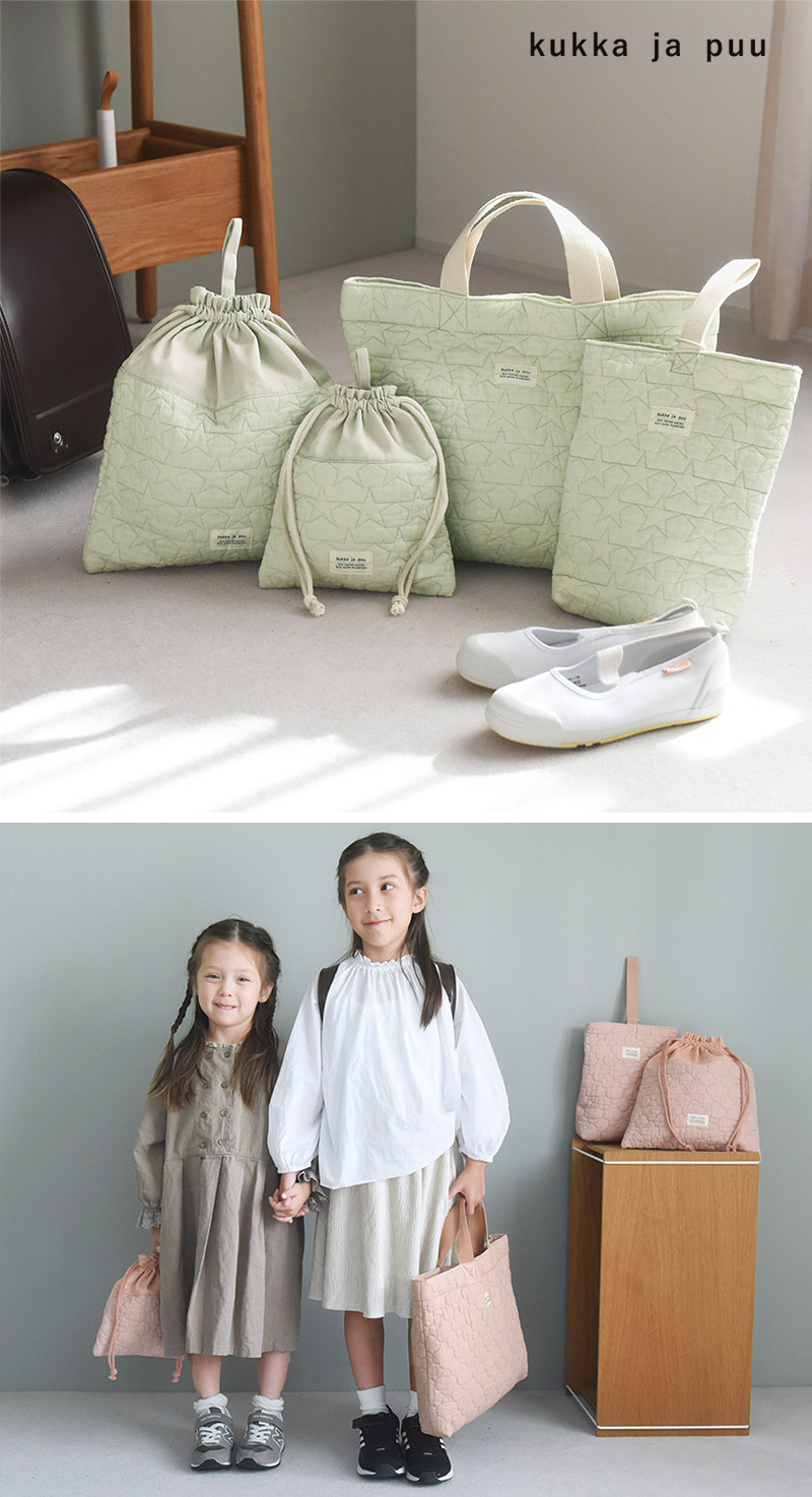 kukka ja puu イブル 入園バッグ