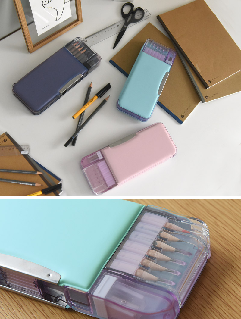 筆箱 うかサポ えんぴつチェック両面筆入 ふでばこ 入学 ソニック