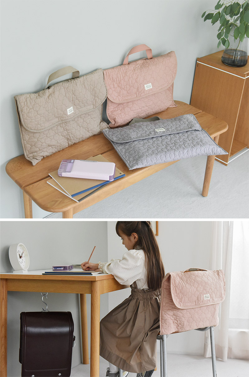 kukka ja puu 背もたれ・座布団になる イブル 防災頭巾カバー ヌビ 防災頭巾 座布団 防災ずきん 小学校 幼稚園 入学 入園/クッカヤプー