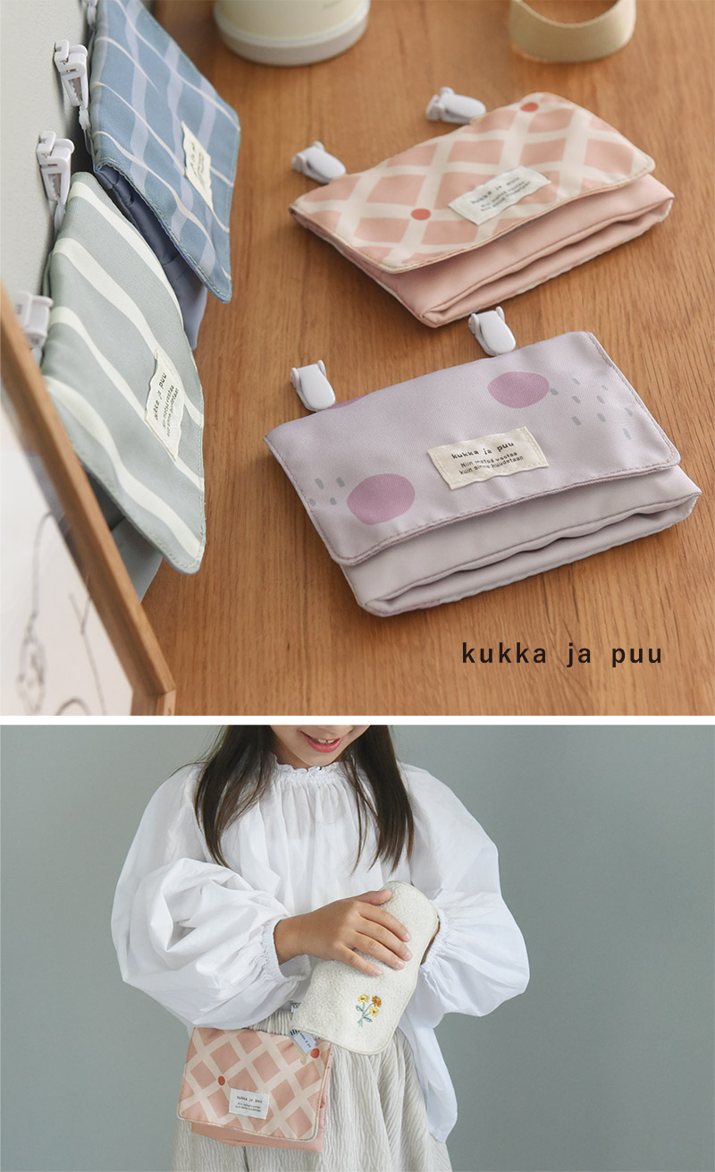 kukka ja puu 移動ポケット マスクケース ティッシュケース ポケットポーチ／クッカヤプー