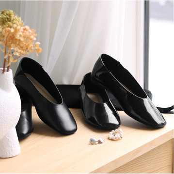 【携帯シューズ】スクエアトゥ サイドゴム 携帯スリッパ 収納袋付／kauliina カウリーナ（25％OFF）【送料無料】