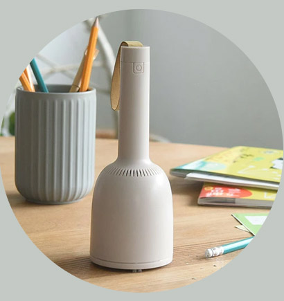 【正規品】吊るせるベル型 卓上掃除機＆毛玉取り器 ハンディ掃除機 ミニ掃除機／Vaccumi バキューミ【一部アンジェ別注 】