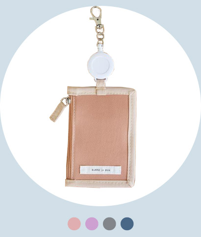 kukka ja puu 定期券が落ちにくい リール付きパスケース 定期入れ コインケース 財布／クッカヤプー