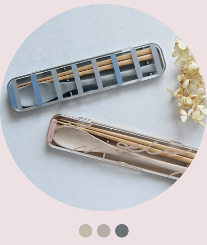 kukka ja puu 北欧カラーのカトラリーセット キッズ 箸スプーン／クッカヤプー