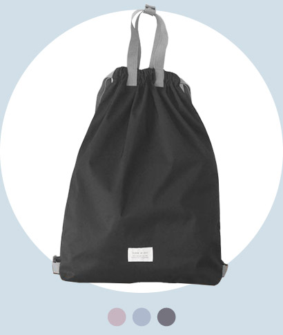 kukka ja puu 雨や汚れをはじく ランドセルの上から背負える ナップサック 撥水 体操着入れ／クッカヤプー