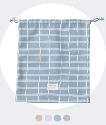 kukka ja puu 巾着袋 大 体操着入れ 柄 通園 通学 女の子 男の子 小学生 幼稚園／クッカヤプー