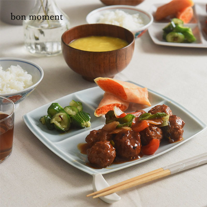 kbon moment 毎日使いたくなる 仕切りプレート 美濃焼/ボンモマン