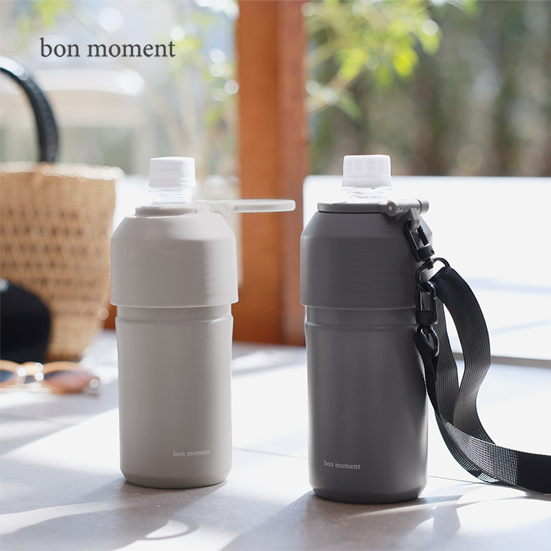 bon moment ショルダー付き 保冷 保温 ペットボトルホルダー/ボンモマン