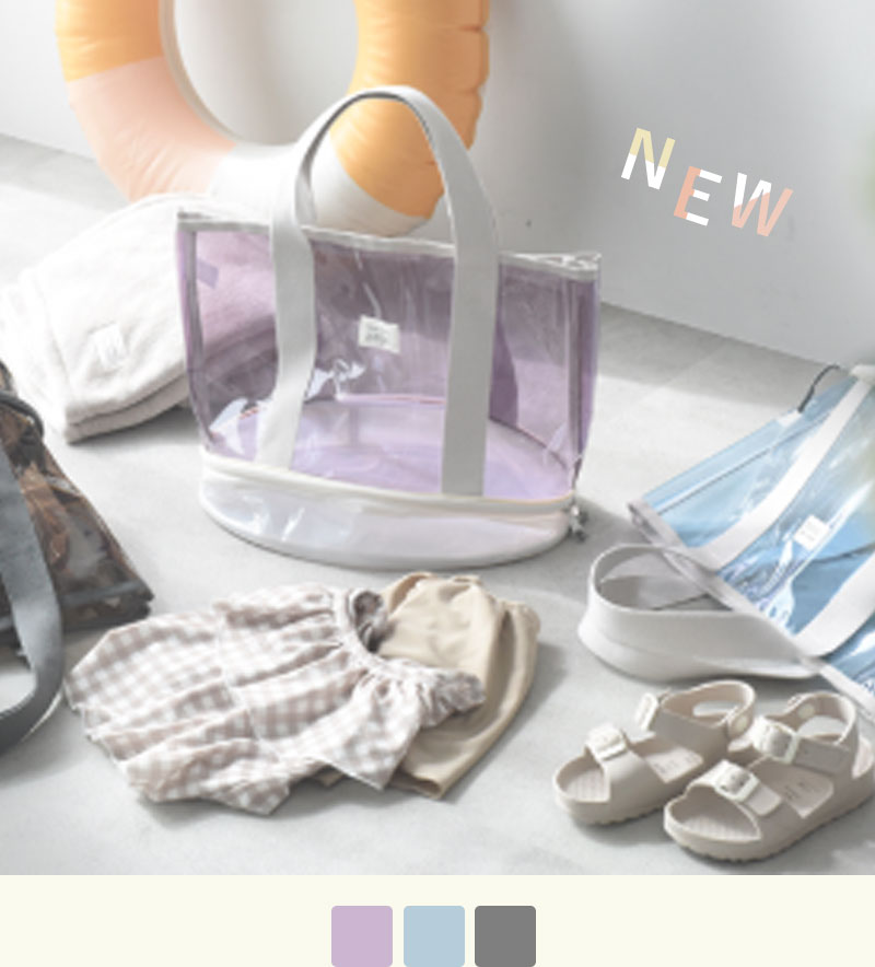 kukka ja puu 整頓上手な プールバッグ 2層式 トート型／クッカヤプー