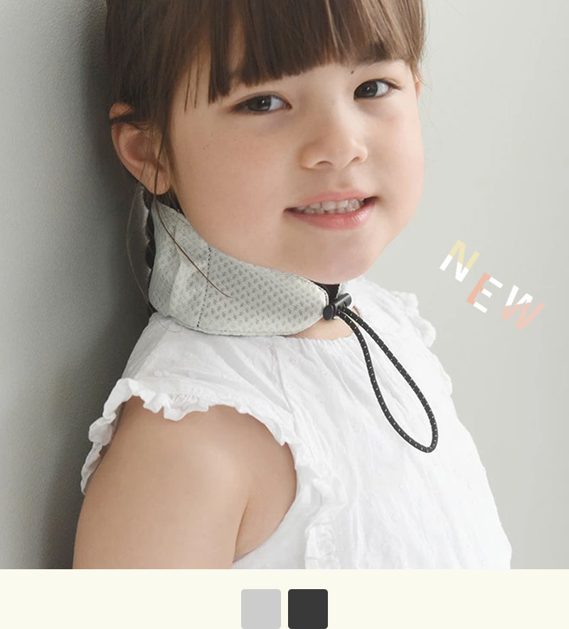 bon moment 濡らすだけでひんやり 保冷剤ポケット付きネッククーラー