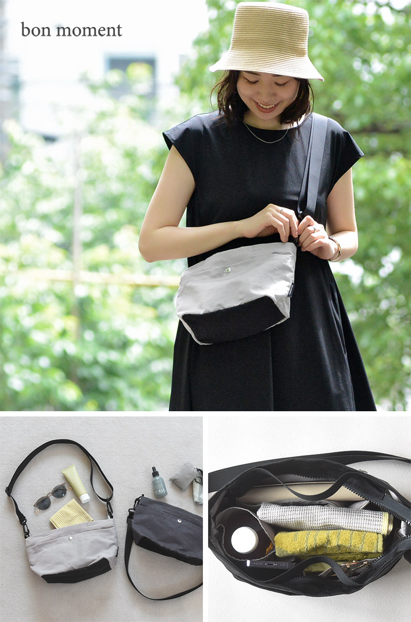 bon moment バッグの中が整理できる ショルダーバッグ／ボンモマン