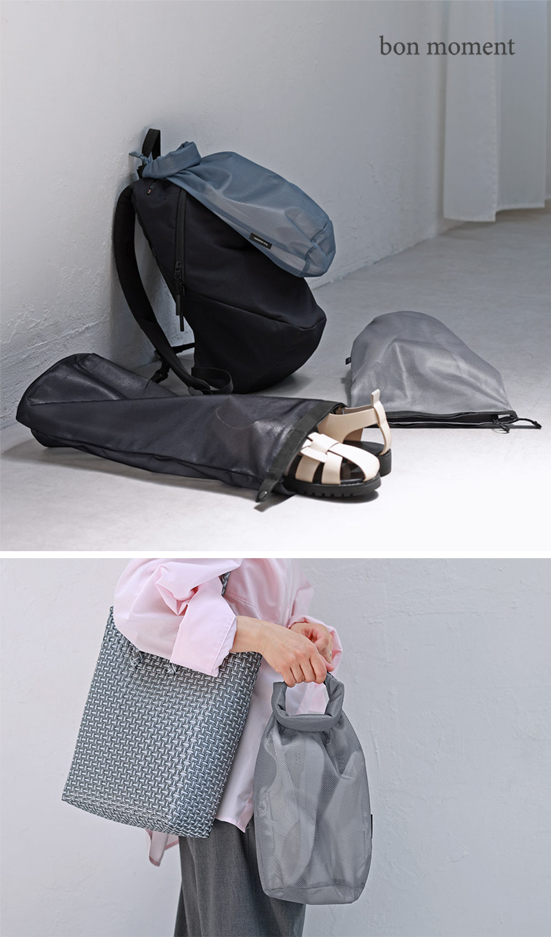 bon moment 中身が見える シューズケース 選べる2サイズ/ボンモマン