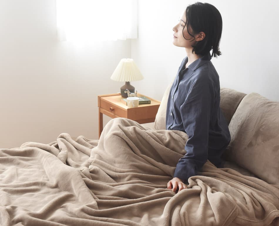 マイクロファイバー毛布