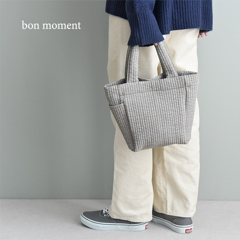 bom moment 使い勝手の良い ヌビ風 ミニバッグ／ボンモマン