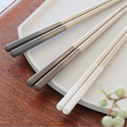 bon moment グラデーション塗りを楽しむ 四角箸 日本製／ボンモマン