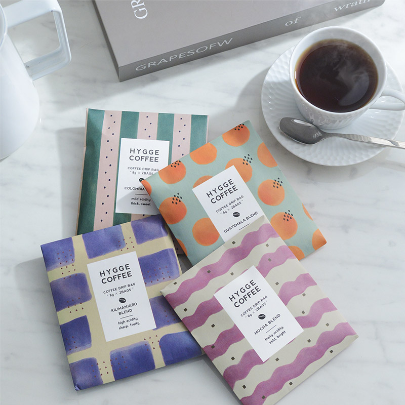心地よいひとときを楽しむ ドリップバッグコーヒー 2P入り／HYGGE COFFEE ヒュッゲコーヒー