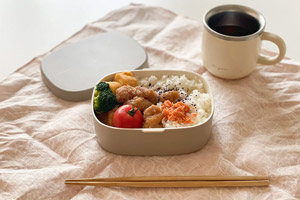 洗いやすくて詰めやすい お弁当箱 600ml