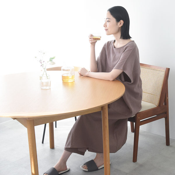 bon moment 湯上りガーゼワンピース ルームワンピース／ボンモマン