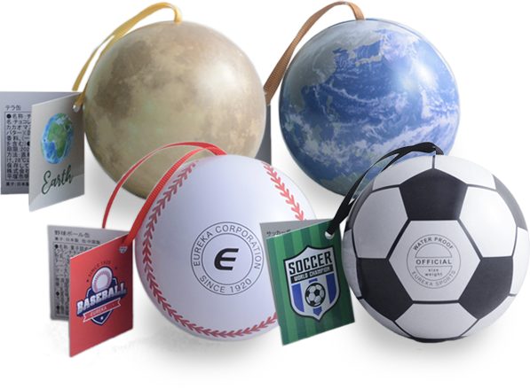 テラ缶　ムーン サテライト缶　野球ボール缶　サッカーボール缶