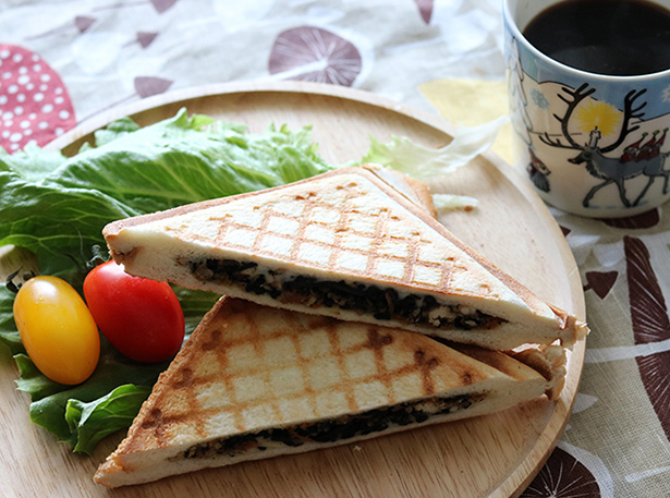 【ホットサンドを楽しむ第2回】常備菜で作るホットサンド1