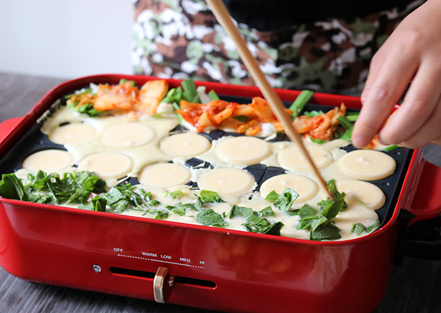 週末ランチは変わり種たこ焼きパーティー!