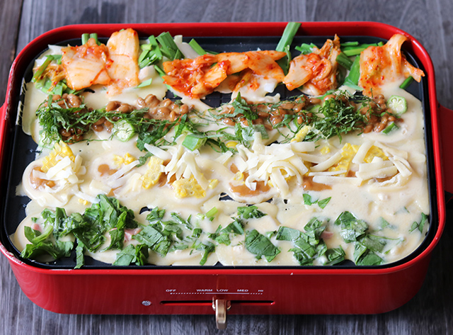 週末ランチは変わり種たこ焼きパーティー!