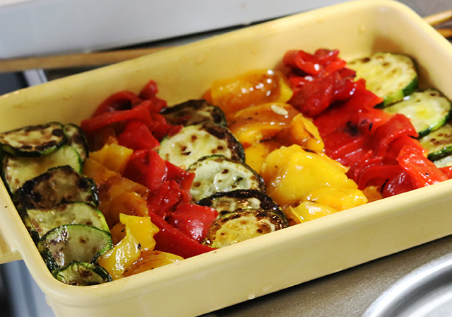 【フランス風おもてなし料理 第1回】パプリカとズッキーニの南仏風マリネ